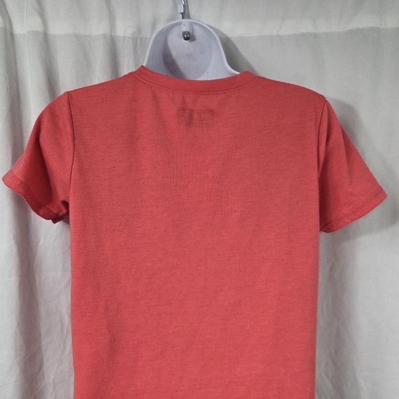 Eddie Bauer Shirt Kids Large 14/16 Pink Rainbow Graphic Short Sleeve Tee Top - Picture 6 of 11